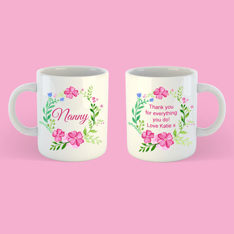 Personalised Blossom Collection Mug