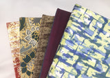 Blue and Green Sari Handmade Paper Journal