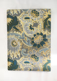 Blue & Yellow Sari Handmade Paper Journal