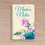 'Mum's Notes' Personalised Floral Notebook