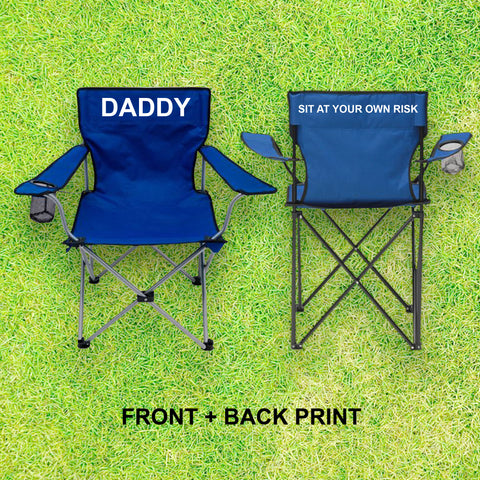 Personalised Folding Camping Chair