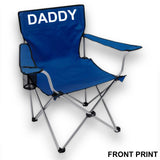 Personalised Folding Camping Chair