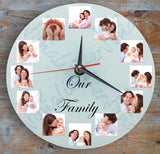 Personalised 12 Picture Clock