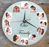 Personalised 12 Picture Clock