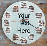 Personalised 12 Picture Clock