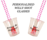 Personalised Willy Shot Glass
