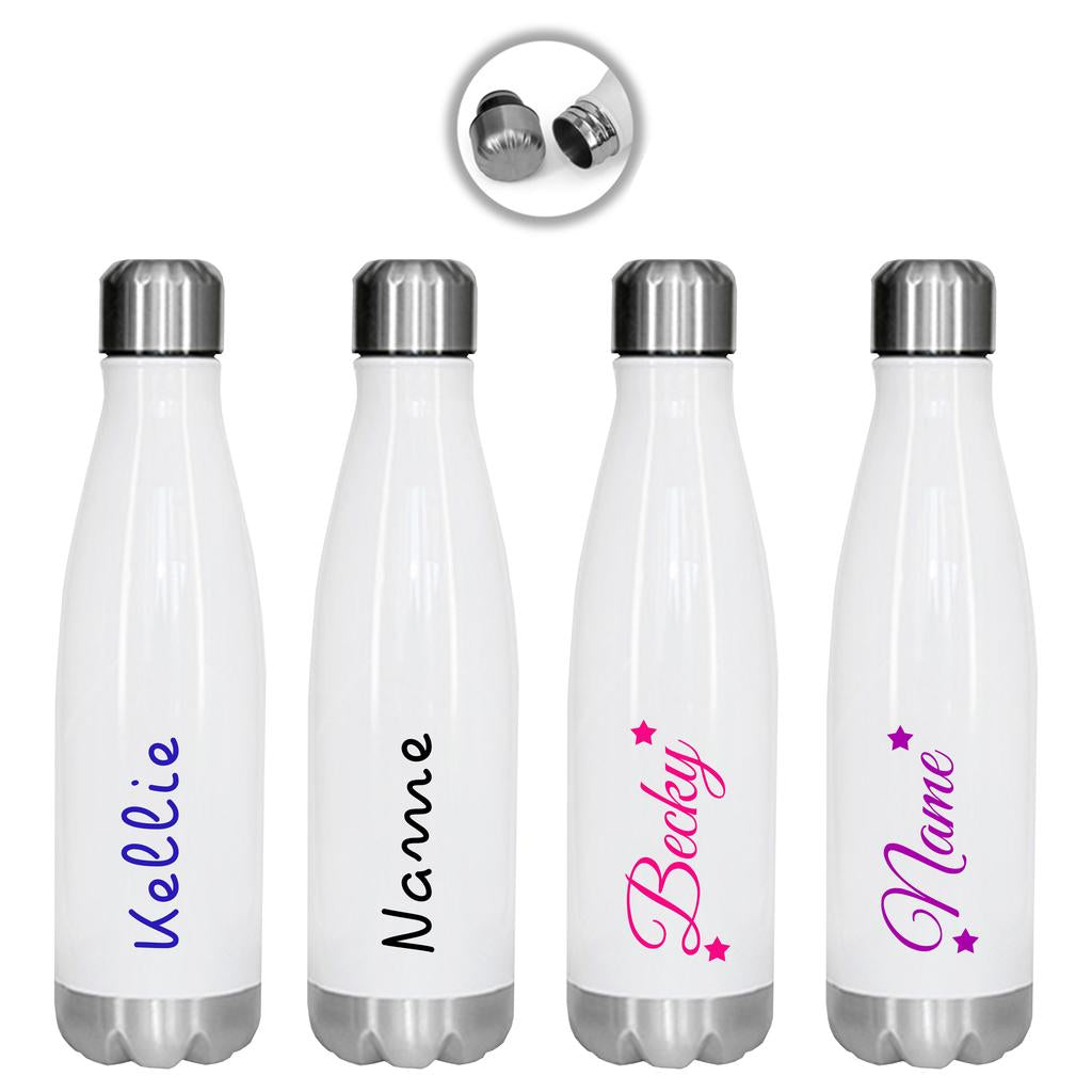 Personalised Water Bottle Vacuum Insulated Stainless Steel Chilly