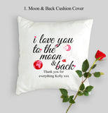 Personalised Valentine's Day Cushion Cover