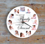 Personalised 12 Picture Clock