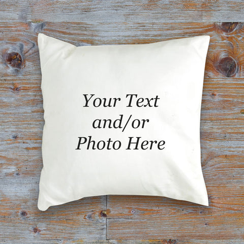 Personalised Square Cushion Cover