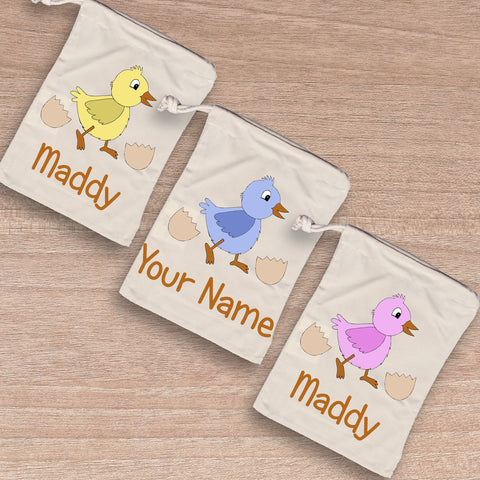 Personalised Easter Treat Bag- drawstring bag