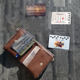 Personalised Metal Wallet Card Insert - Keep Sake - Memories