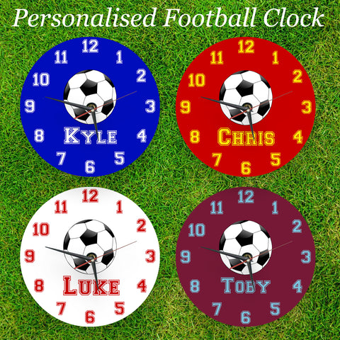 Personalised Football clock