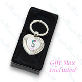 Personalised Floral Alphabet Keyring