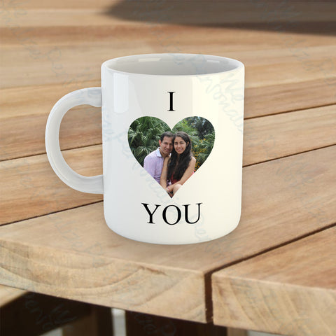 Personalised 'I love you' Photo Mug