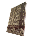 Red & Brown Sari Handmade Paper Journal