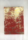 Red and Gold Sari Handmade Paper Journal