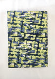 Blue and Green Sari Handmade Paper Journal
