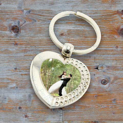 Personalised Heart Keyring