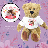 Personalised Teddy Bear Perfect for Mother's Day, Birthdays, Nanny, Step Mum