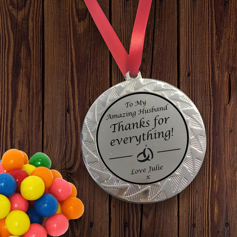 Personalised Medal for Husband