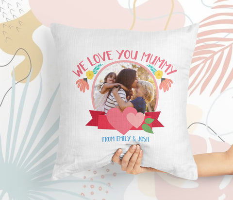 Mothers day Gift Personalised Cushion with your choice of image/text