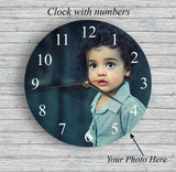 Personalised Clock with Numbers
