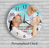 Personalised Clock with Numbers