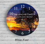 Personalised Clock with Numbers