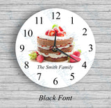 Personalised Clock with Numbers
