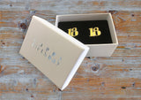 Birthday cufflink - milestone age 18,21,30,40,50 or 60