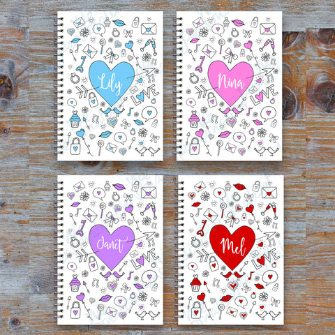 Personalised Doodle Notebook