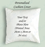 Personalised Square Cushion Cover