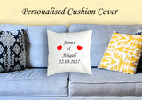 Personalised Square Cushion Cover