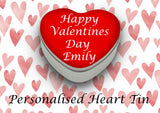 Personalised Heart Tin
