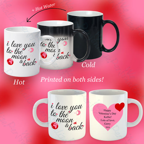 'I love you to the Moon & back' Personalised Mug