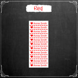 Personalised Iron on Name Labels (50)