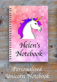 Personalised Unicorn/Flamingo Notebook