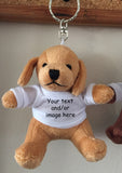 Personalised Teddy Bear Keyring