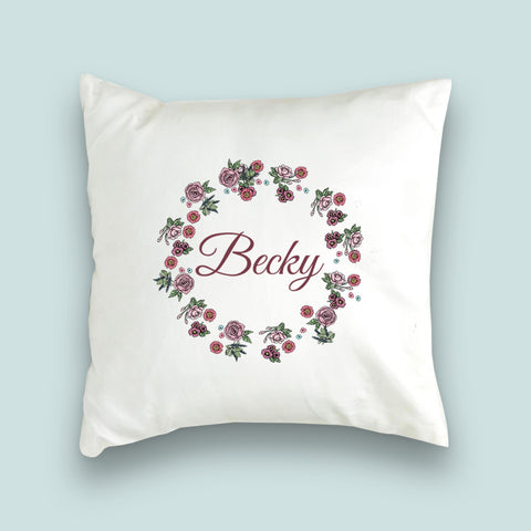 Rose Wreath Collection Cushion Cover