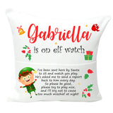 Personalised Elf Pocket Cushion cover