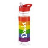 Personalised Rainbow bottle-  Gay Pride LGBTQ+ Bottle with a name