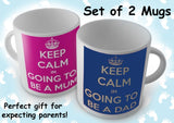 Set of 2 Mum and Dad Mugs