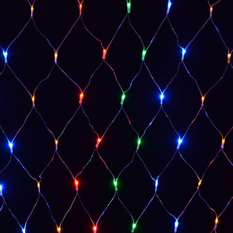 Christmas Decor 180 LED Net Lights Multi Coloured