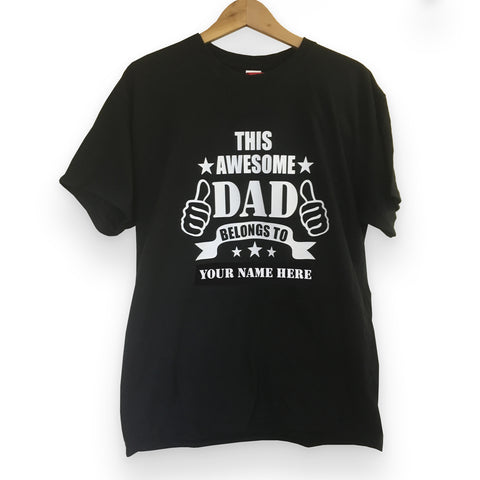 Personalised T-shirt for Dad, Father's Day Gift