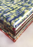 Blue and Green Sari Handmade Paper Journal