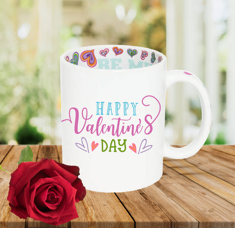 Valentines day gift mug gift for her him with love you message