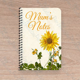 'Mum's Notes' Personalised Floral Notebook