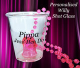 Personalised Willy Shot Glass