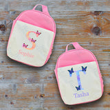 Personalised Watercolour Letter Lunch Bag